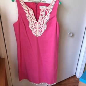 Eliza J size 8 pink sleeveless dress